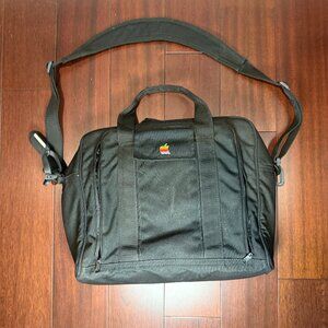 Vintage Apple Rainbow Logo Messenger Laptop Bag